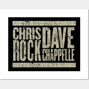 Cris Rock Dave Chappelle - VINTAGE RETRO STYLE Posters and Art